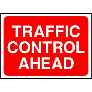 Picture of "Traffic Control Ahead" Sign 