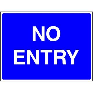 Picture of "No Entry"  Sign 