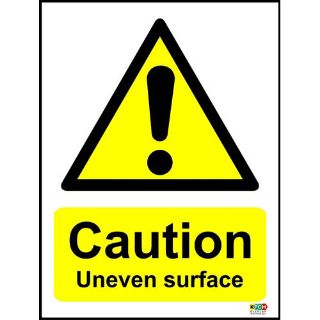 Picture of Warning Signs A5 Caution Uneven Surface