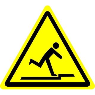 Picture of Warning Floor Level Obstacle Symbol
