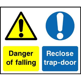 Picture of "Danger Of Falling" Sign 