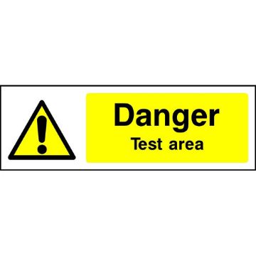 KPCM | Test Area Signs