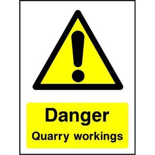 Picture of "Danger Quarry Workings" Sign 