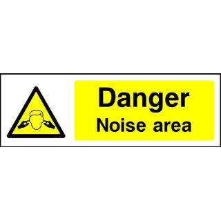Picture of "Danger Noise Area" Sign 