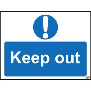 Picture of Keep Out Safety Sign