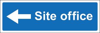 Picture of Site office left directional arrow