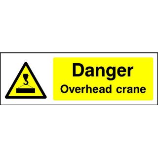 Picture of "Danger Overhead Crane" Sign 