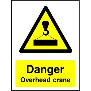 Picture of "Danger Overhead Crane" Sign 