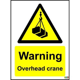Picture of Warning Overhead Crane Safety Sign