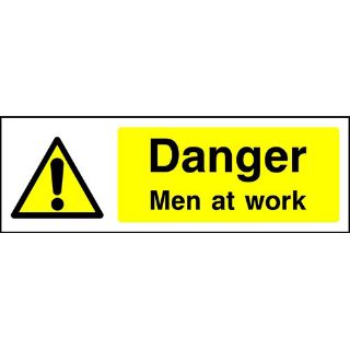 Picture of "Danger Men At Work" Sign