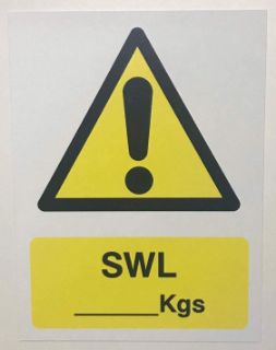 Picture of Safe working load kgs SWL 