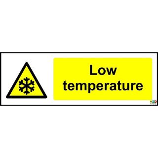Picture of Warning Signs Low Temperature Safety Sign