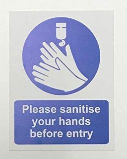 Picture of Please sanitise your hands before entry 