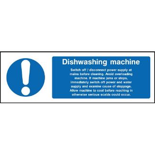 Picture of "Dishwashing Machine" Sign 