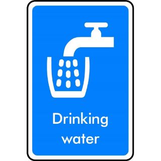 Picture of "Drinking Water" Sign 