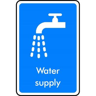 Picture of "Water Supply" Sign 