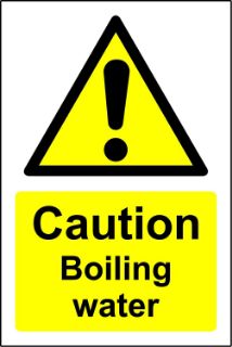 Picture of Warning boiling water  - 