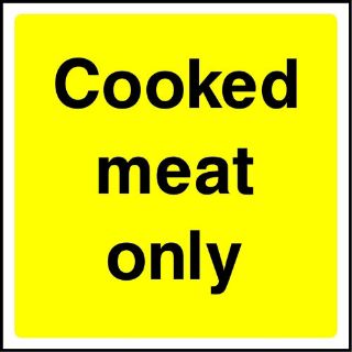 Picture of "Cooked Meat Only" 