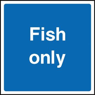 Picture of "Fish Only" Sign 