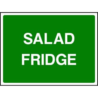 Picture of "Salad Fridge" Sign 