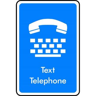 Picture of "Text Telephone" Sign 