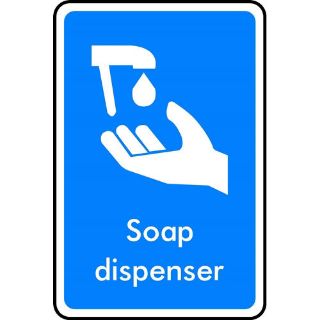 Picture of "Soap Dispenser" Sign 