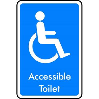 Picture of "Wheelchair Acessible Toilet Sign" 