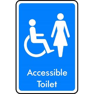 Picture of "Female Wheelchair Acessible Toilet Sign" 