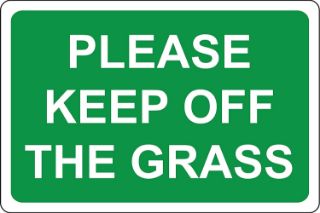 Picture of Please keep off the grass
