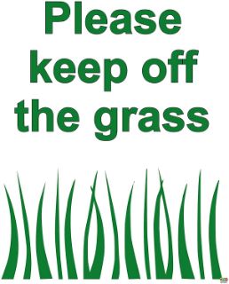 Picture of Please keep off the grass