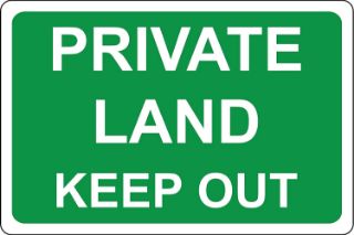 Picture of Private land keep out 