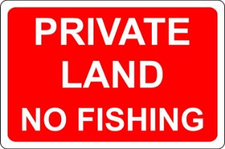 Picture of Private land no fishing