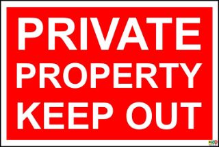 Picture of PRIVATE PROPERTY KEEP OUT