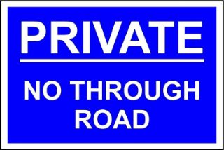 Picture of Private, No Through Road