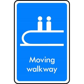 Picture of "Moving Walkway" Sign 