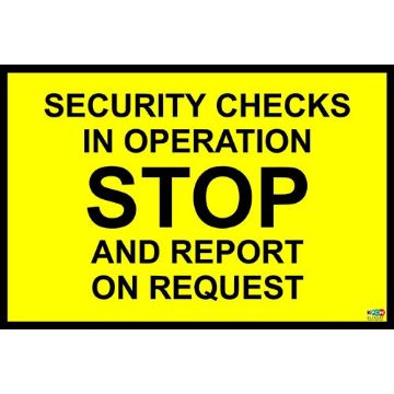 KPCM | Airport Security Signs