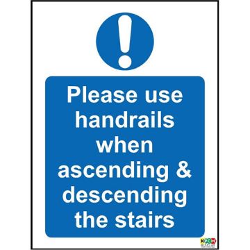KPCM | Use Handrails Signs