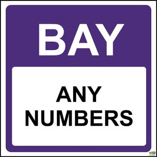 Picture of Bay Aisle Sign