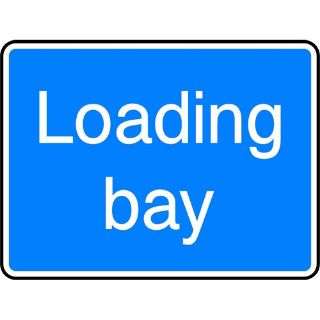 Picture of "Loading Bay" Sign 