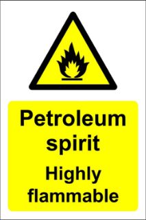 Picture of Petroleum spirit highly flammable 
