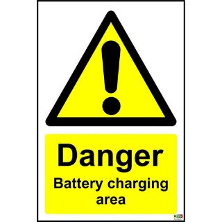 Picture of Danger Battery Charging Area
