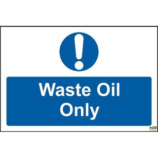 Picture of Waste Oil Only Sign 