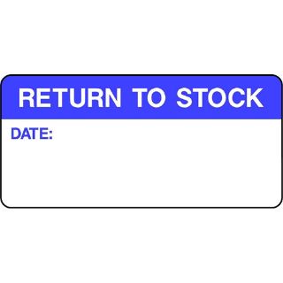 Picture of "Return To Stock" Sign 