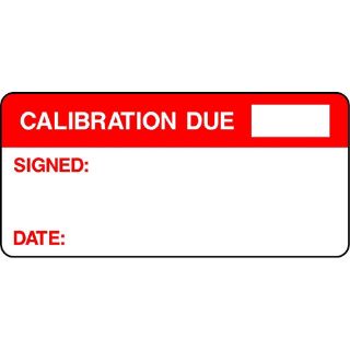 Picture of "Calibration Due