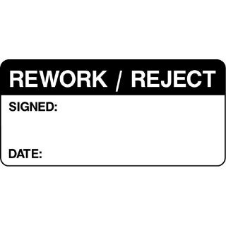 Picture of "Rework-Reject-Signed-Date" Sign 