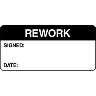 Picture of "Rework-Signed-Date" Sign 