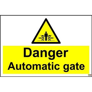Picture of Danger Automatic Gate 