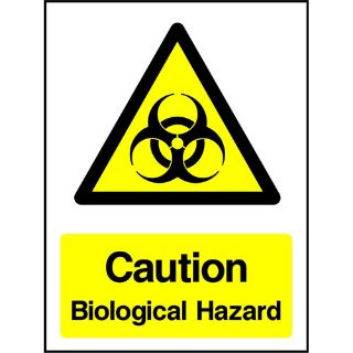 Picture of "Caution Biological Hazard" Sign 