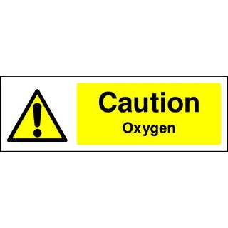 Picture of "Caution- Oxygen" Sign 