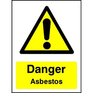 Picture of "Caution Asbestos" Sign 